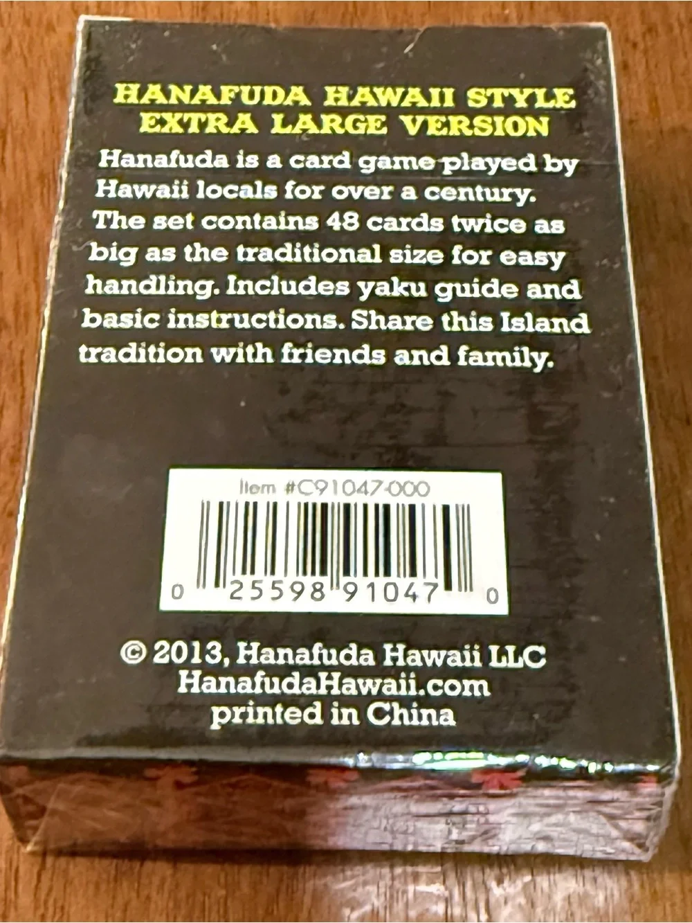 Hanafuda Hawaii Style Card Game - Classic Japanese Playing Cards